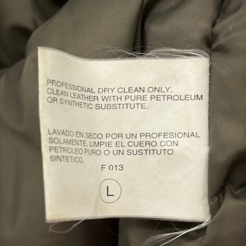Members Only Down Parka Detachable Hood Heavy Winter Coat Olive Green Mens XL
